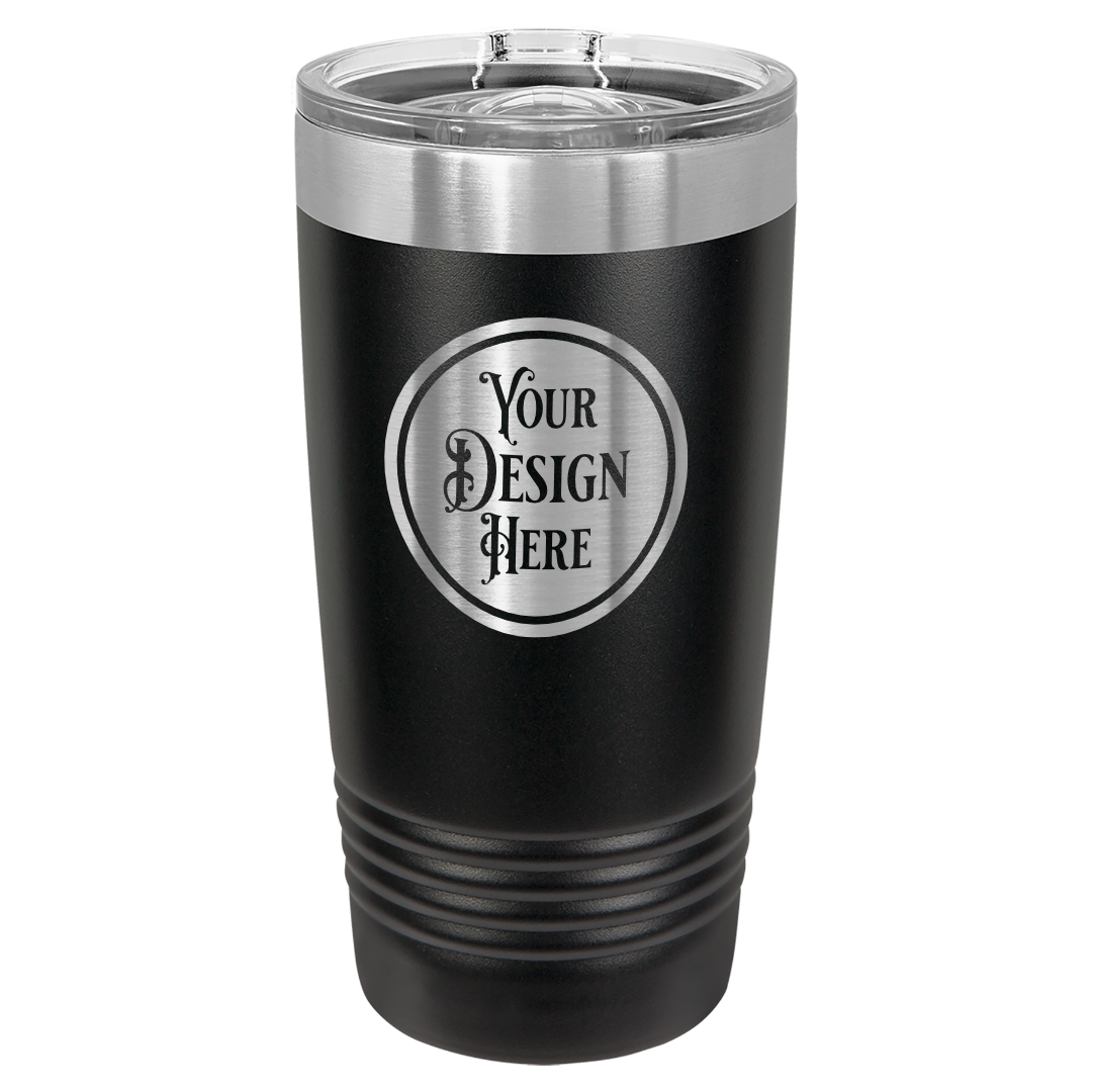 20oz Stainless Steel Tumbler - Custom Laser Engraved