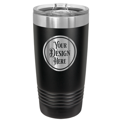 20oz Stainless Steel Tumbler - Custom Laser Engraved