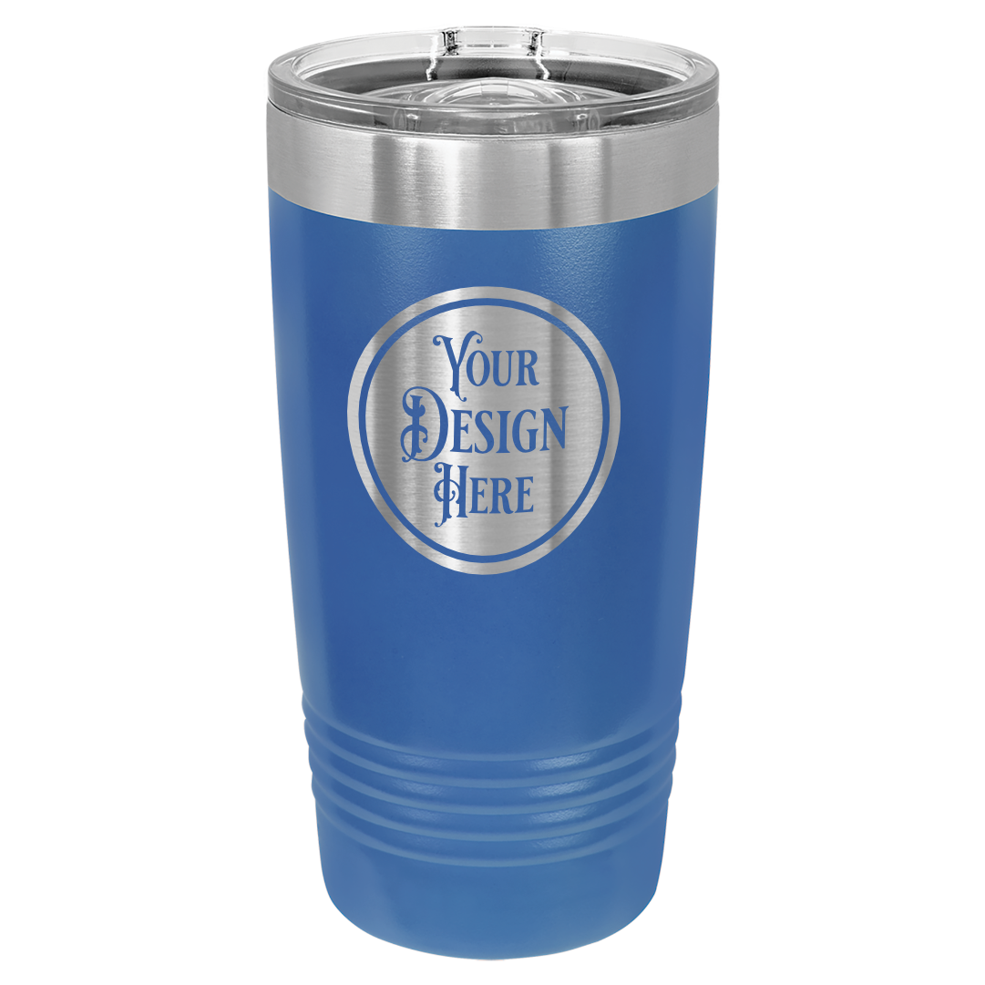 20oz Stainless Steel Tumbler - Custom Laser Engraved