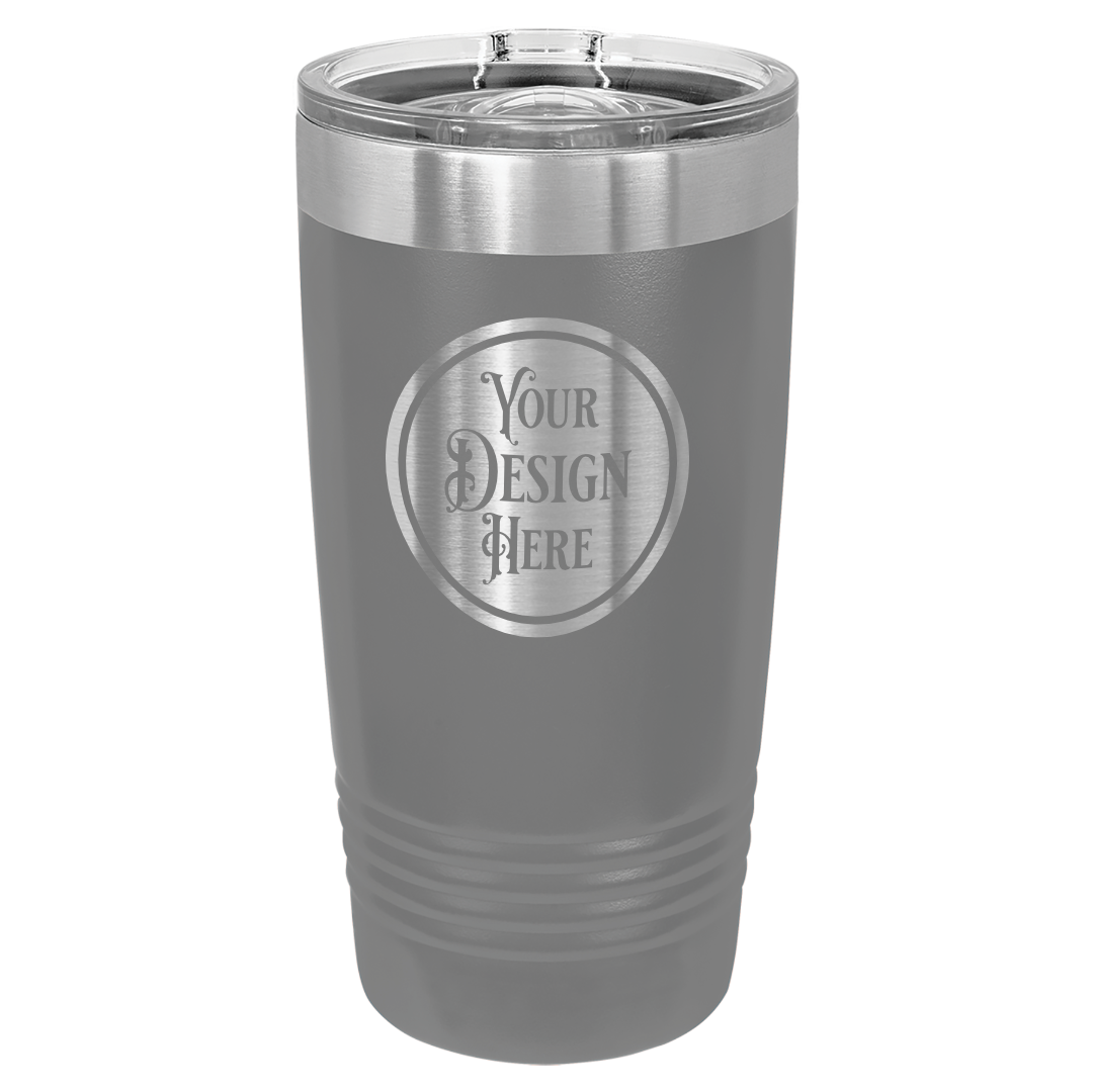 20oz Stainless Steel Tumbler - Custom Laser Engraved