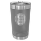 16oz Stainless Steel Pint Glass - Custom Laser Engraved