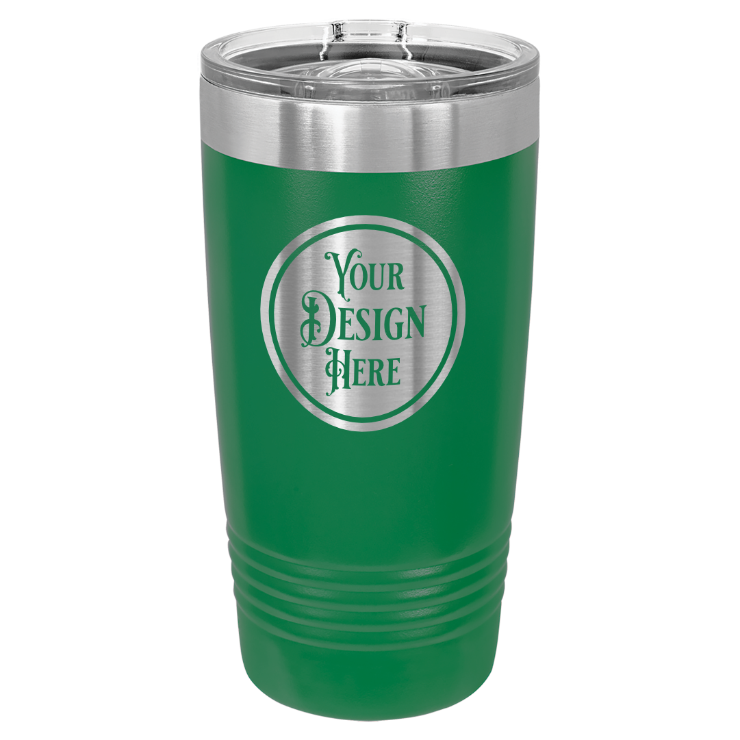 20oz Stainless Steel Tumbler - Custom Laser Engraved