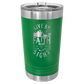 Live by Faith, Not by Sight - 16oz Stainless Steel Pint Glass