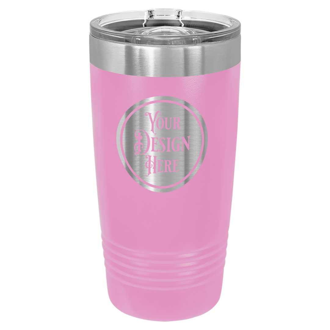 20oz Stainless Steel Tumbler - Custom Laser Engraved