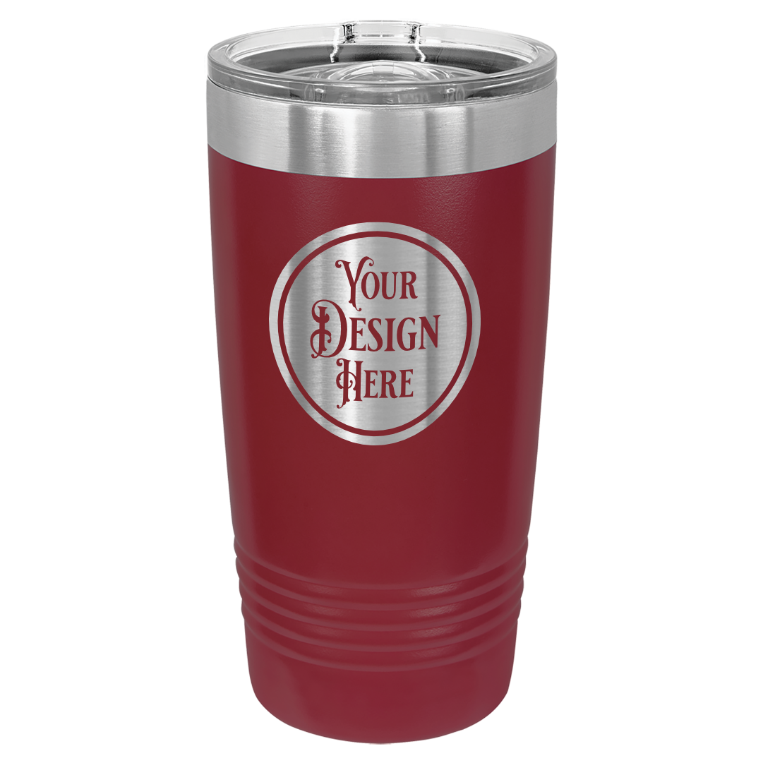 20oz Stainless Steel Tumbler - Custom Laser Engraved