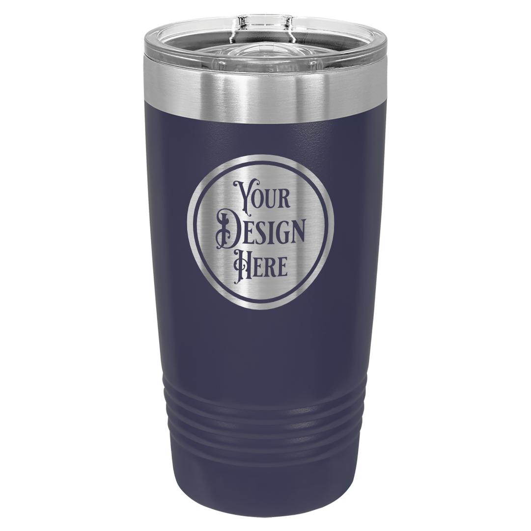 20oz Stainless Steel Tumbler - Custom Laser Engraved