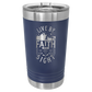 Live by Faith, Not by Sight - 16oz Stainless Steel Pint Glass