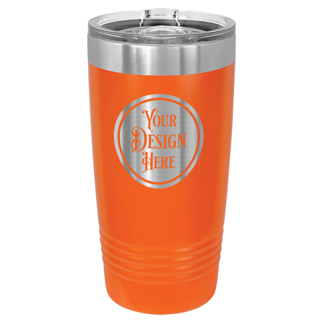 20oz Stainless Steel Tumbler - Custom Laser Engraved