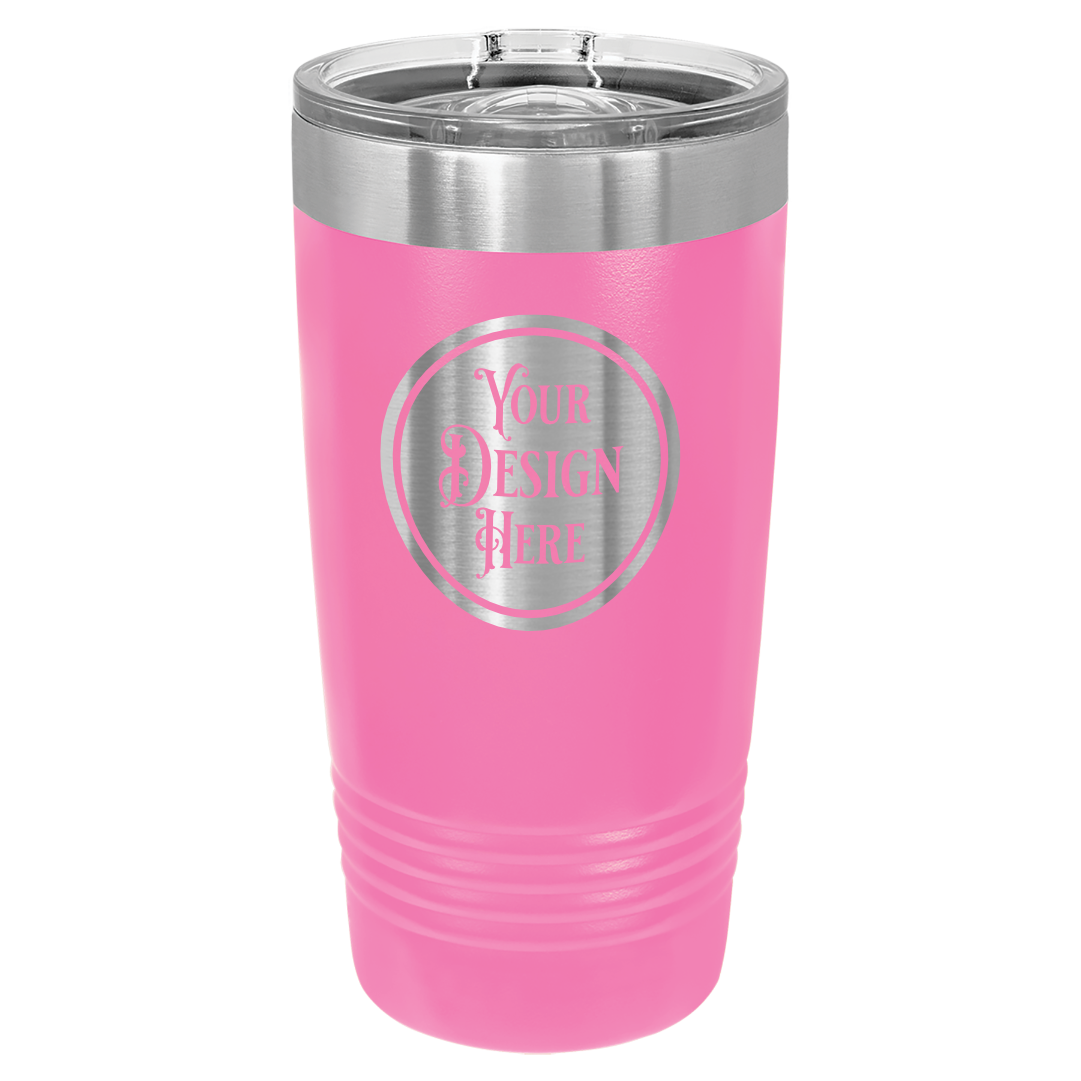 20oz Stainless Steel Tumbler - Custom Laser Engraved