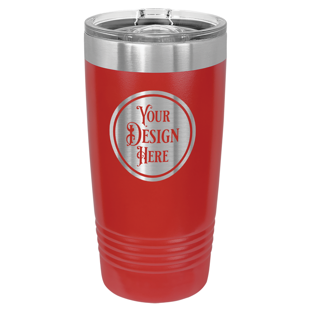 20oz Stainless Steel Tumbler - Custom Laser Engraved