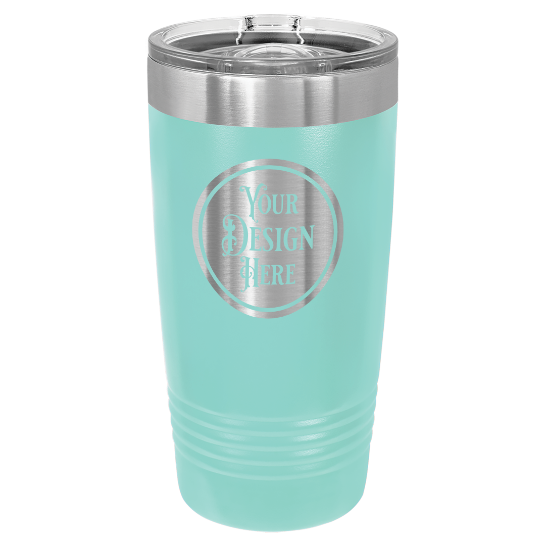 20oz Stainless Steel Tumbler - Custom Laser Engraved