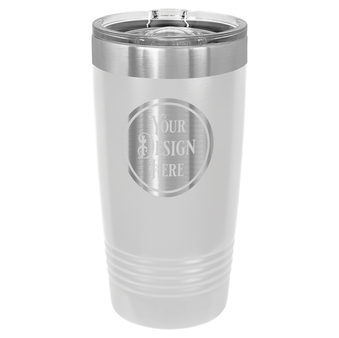 20oz Stainless Steel Tumbler - Custom Laser Engraved