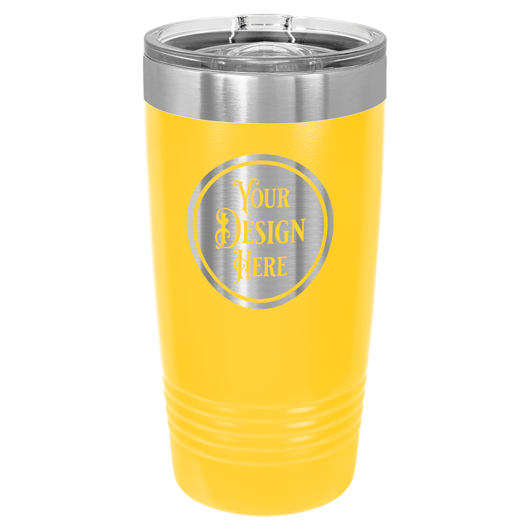 20oz Stainless Steel Tumbler - Custom Laser Engraved