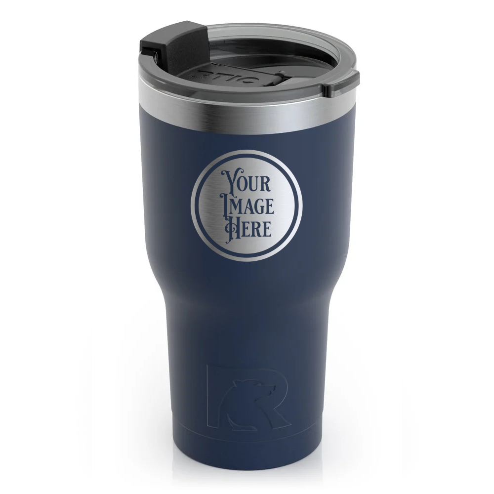 Personalized RTIC 16 oz Travel Coffee Cup - Stainless - Customize